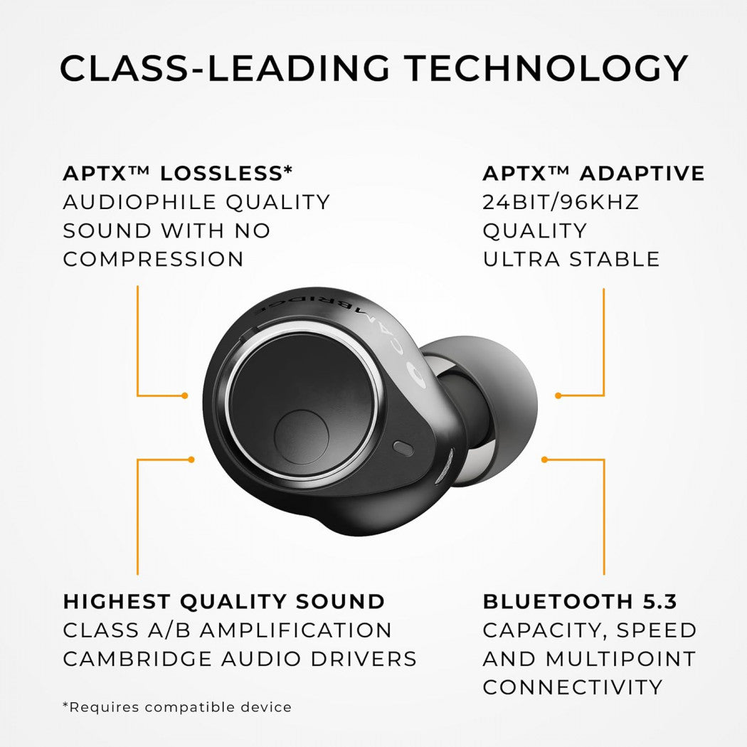 Cambridge Audio Melomania M100 Wireless Noise Cancelling Earbuds
