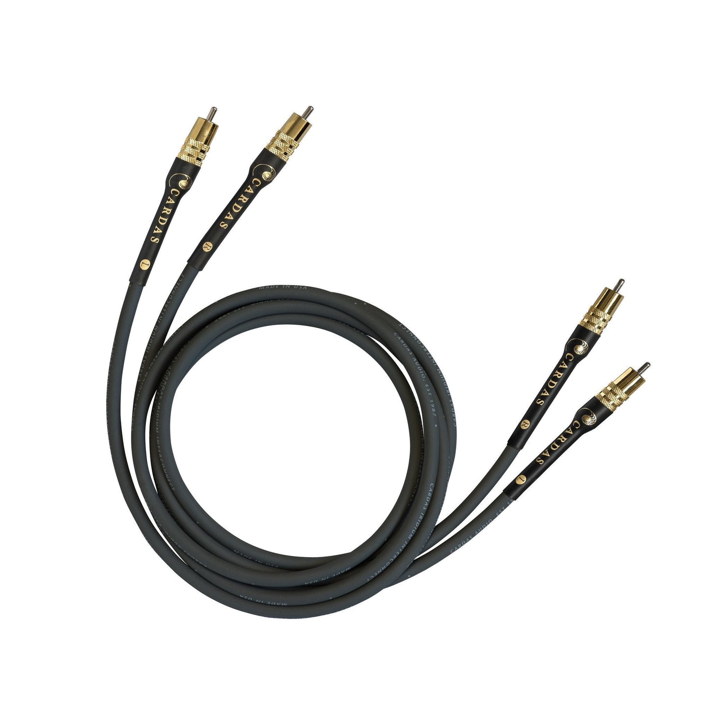 Cardas Iridium Interconnects (Pr.)-Interconnects-Cardas-0.5 Meter RCA-Executive Stereo