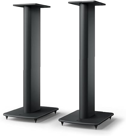 KEF LS 50 Meta speakers with matching S2 Floor stands