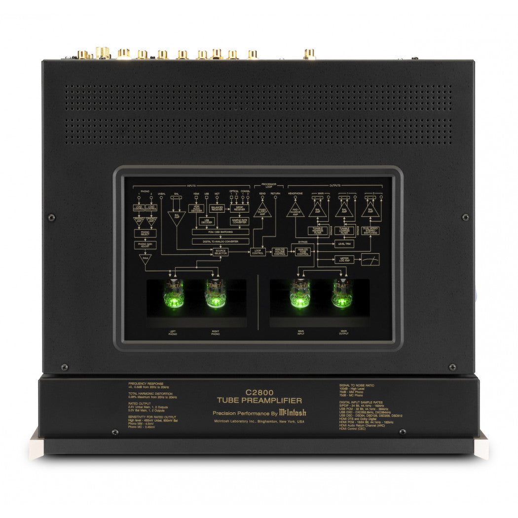 McIntosh C2800 2-Channel Vacuum Tube Preamplifier