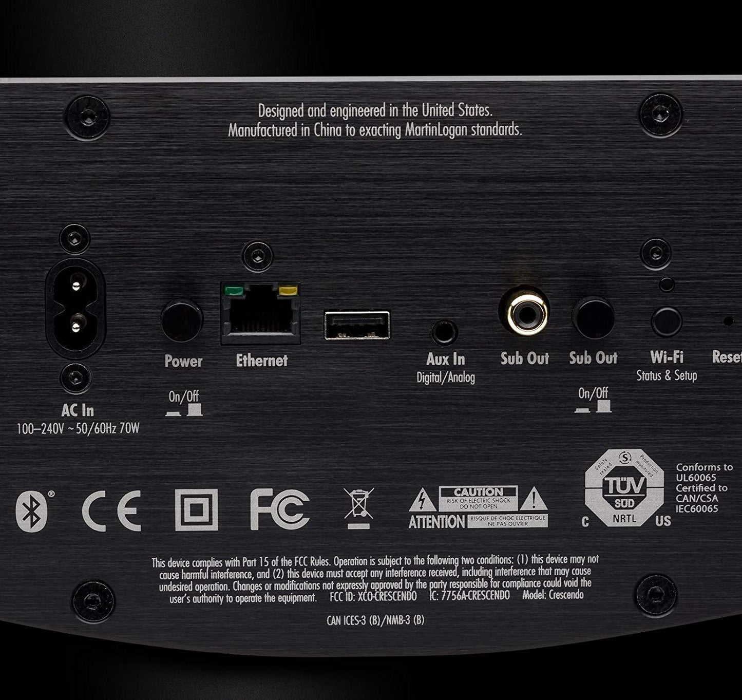 MartinLogan Crescendo X Wireless Speaker-Wireless Speakers-Martin Logan-Executive Stereo