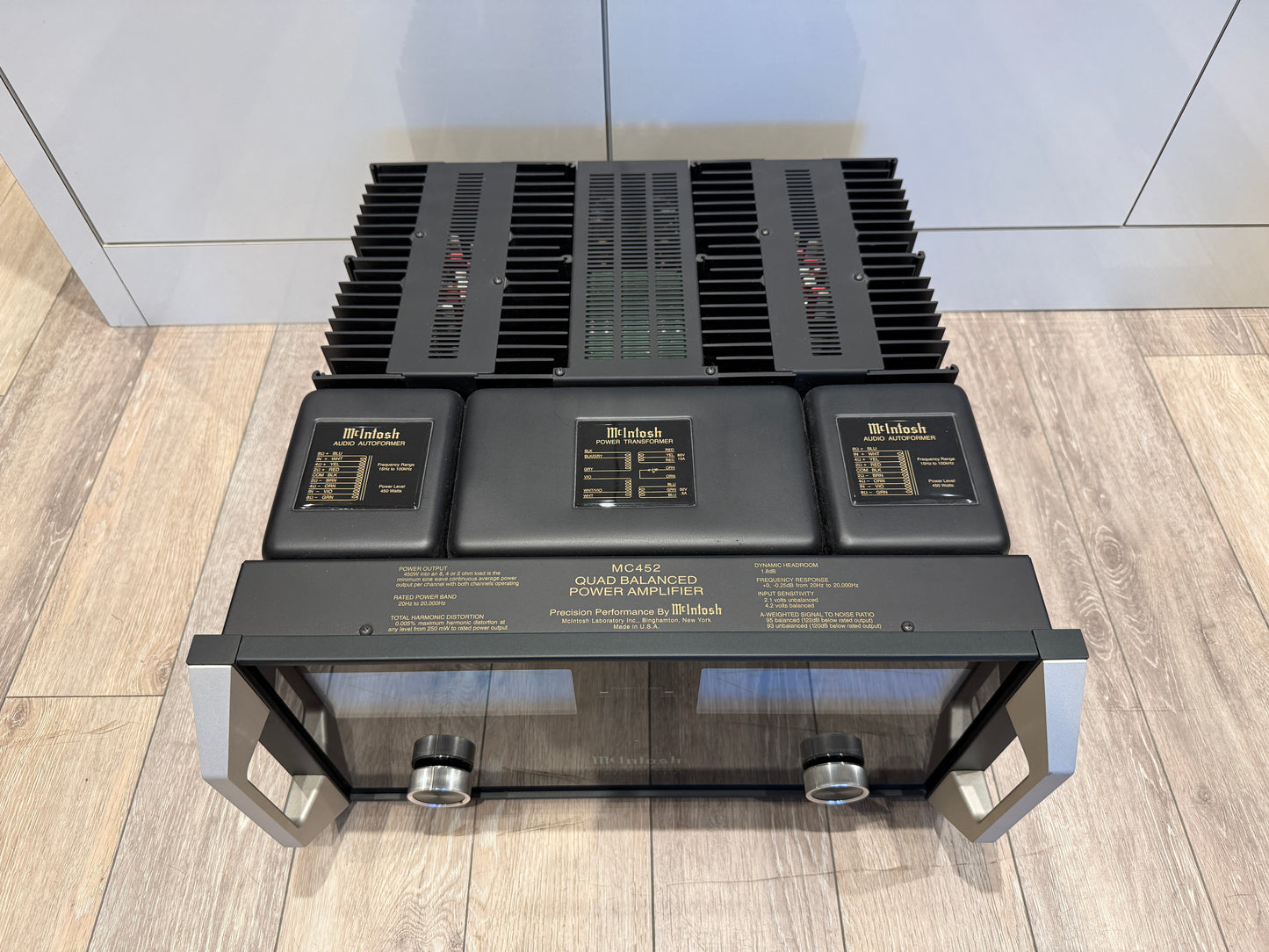 McIntosh MC452 Stereo Power Amplifier (used)