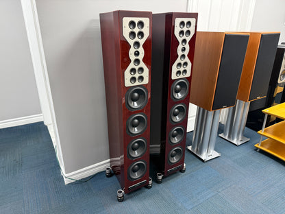 McIntosh XR100 Floorstanding Speakers - Red Walnut (Used)