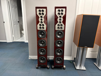 McIntosh XR100 Floorstanding Speakers - Red Walnut (Used)
