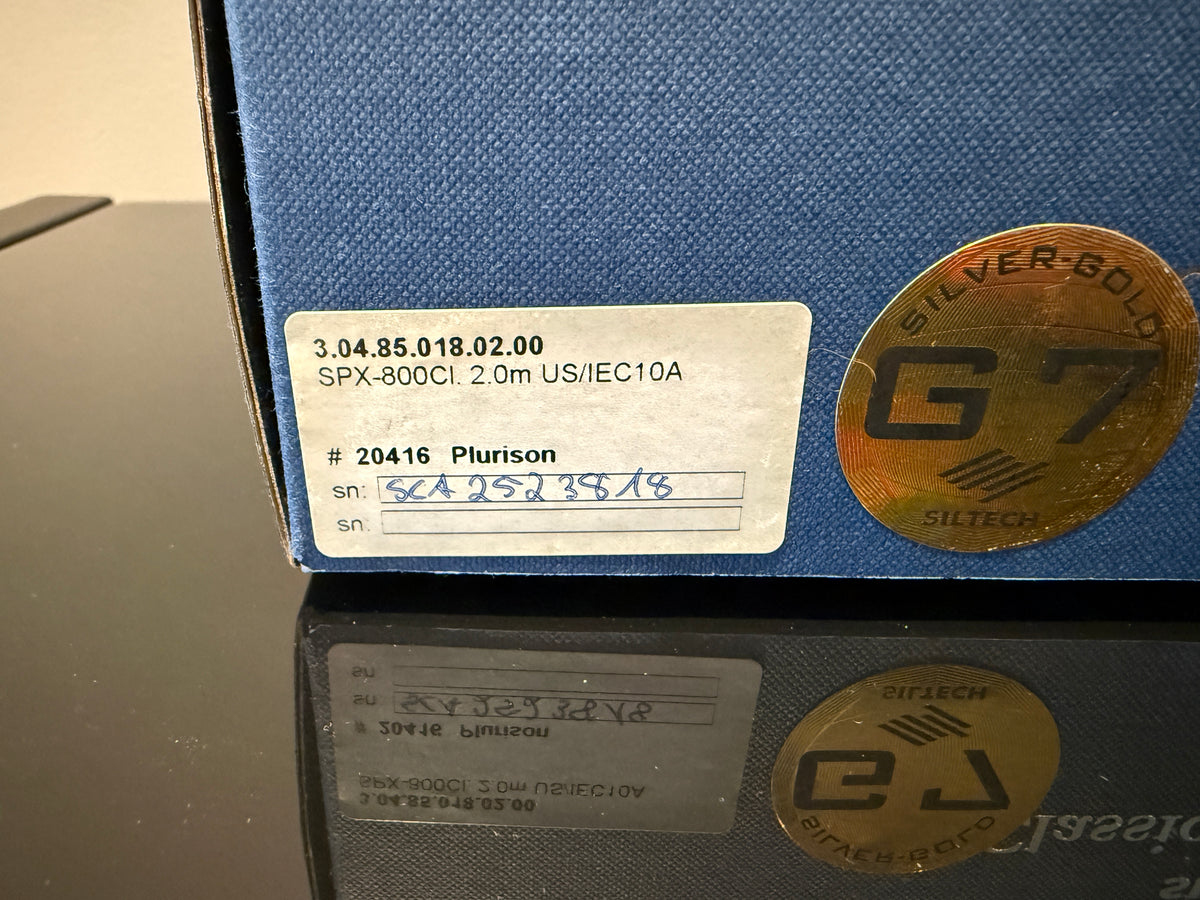 Siltech Classic Anniversary SPX-800CI 2.0M Power Cord (Consignment)