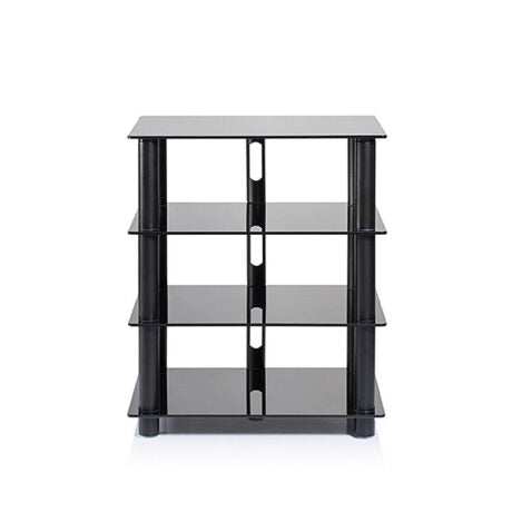 NorStone Epur 4-Glass Shelf Hi-Fi Audio Rack