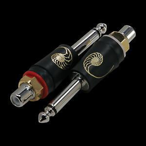 Cardas GRQ SM - FRCA Adapter - 1/4" Mono Phono to Female RCA Adapter (Pr.)