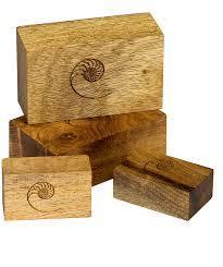 Cardas Myrtlewood Block Equipment Footer (Set of 6)