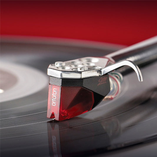 Ortofon 2M Red MM Phono Cartridge Pre-Mounted On SH-4 Headshell (5.5mV, Red)